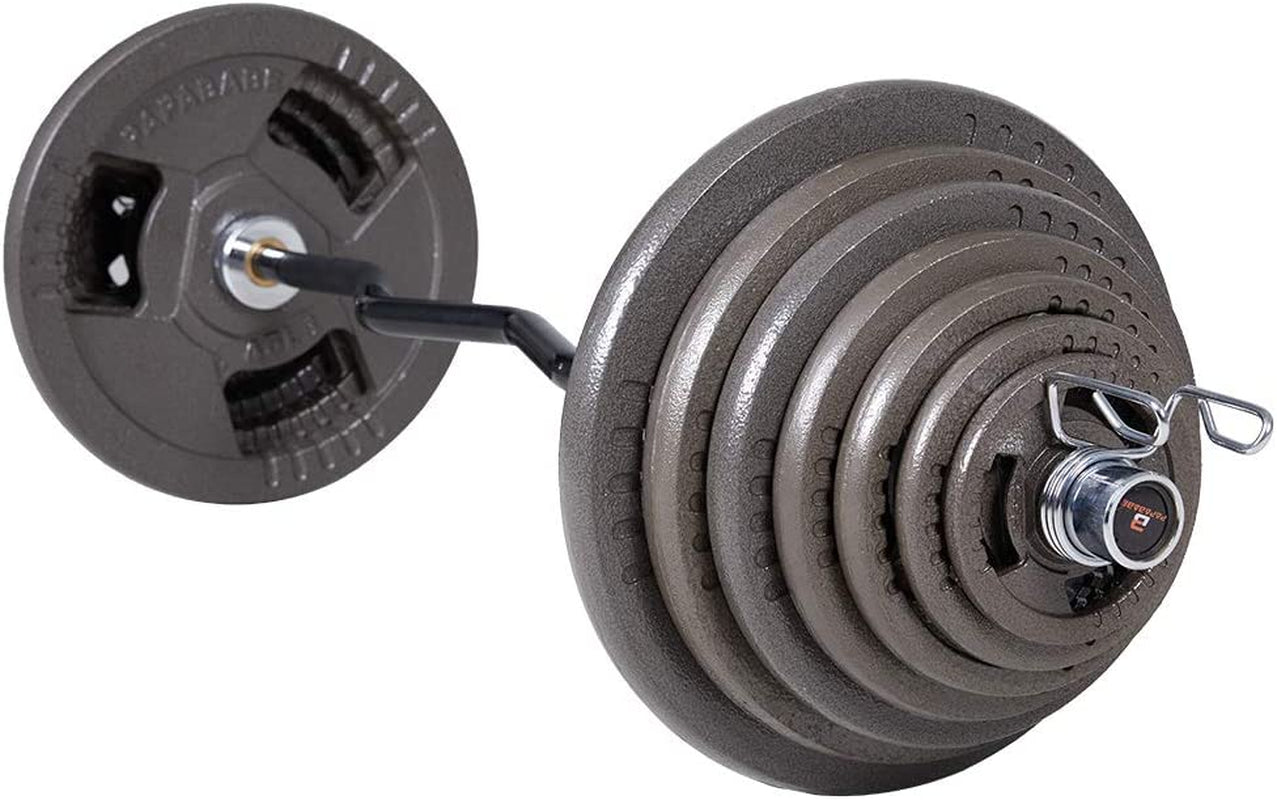 "Boost Your Strength and Conditioning with 2-Inch Olympic Grip Plate Sets - Perfect for Weightlifting and Intense Workouts (25 LB, Pair)"