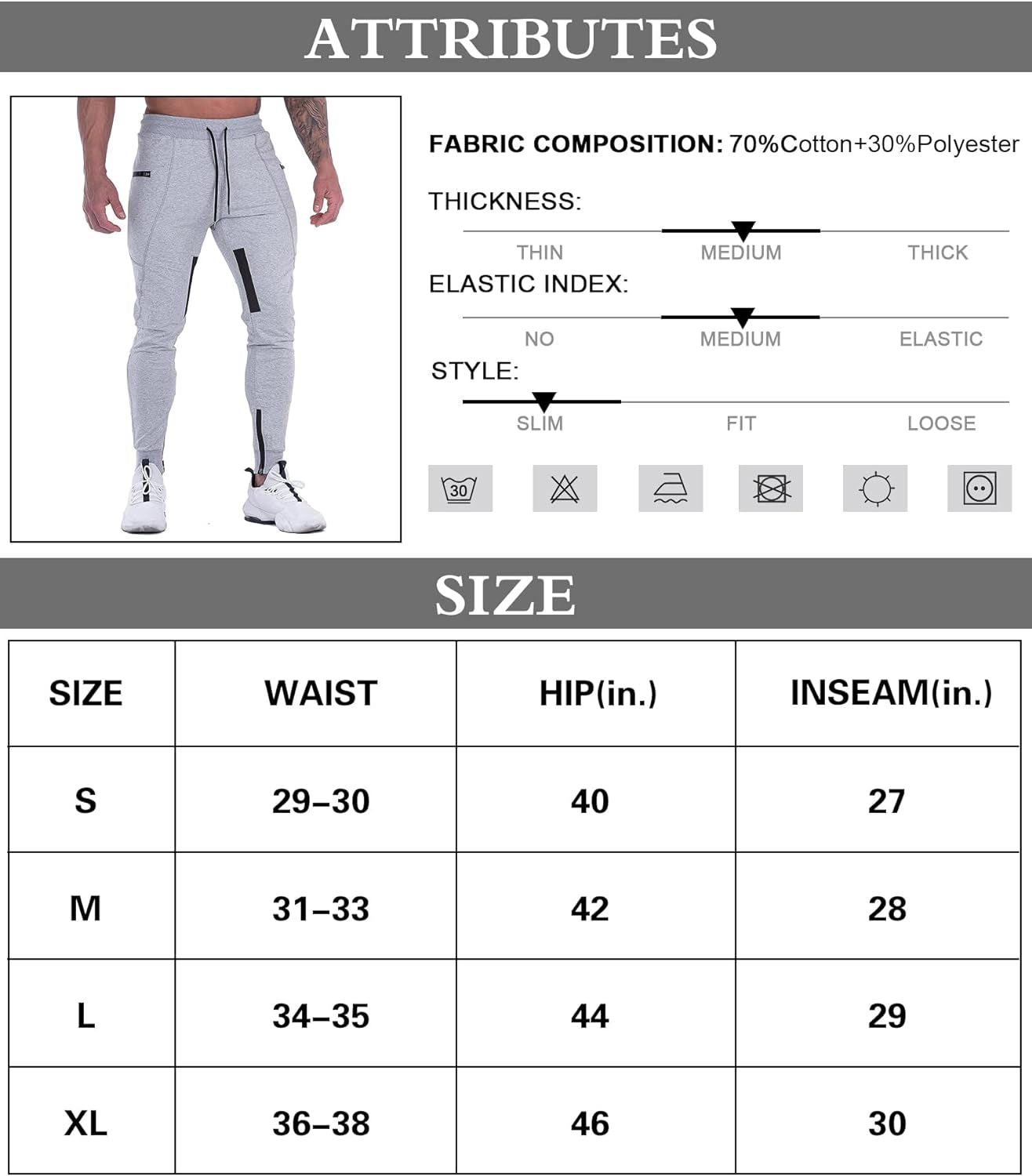 "Ultimate Performance Men'S Joggers: Stylish, Comfortable, and Versatile Sweatpants for Gym, Training, and Casual Wear"